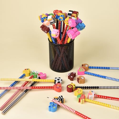 Set de 30 lápices con borrador para niños miniatura 3