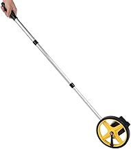 Roda de medição, medidor de roda de distância portátil, roda de medição dobrável de 0 a 9999,9 m de distância para várias finalidades (roda pequena)