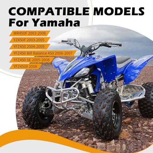 Image of Cylinder Head Exhaust Intake Valve & Spring Gasket Kit for Yamaha YFZ450 2004-2009 WR450F YZ450F 2003-2006