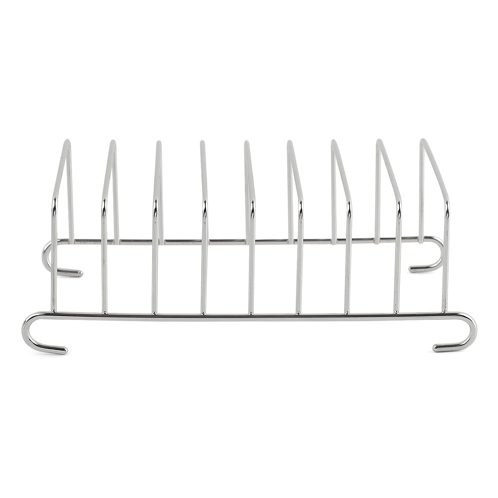 GeKLok Panera de acero inoxidable, accesorios de freidora de aire para panqueques, soporte rectangular para panqueques freidora de aire Pan Rejilla de refrigeración (plata, tamaño: 15.5x9cm)