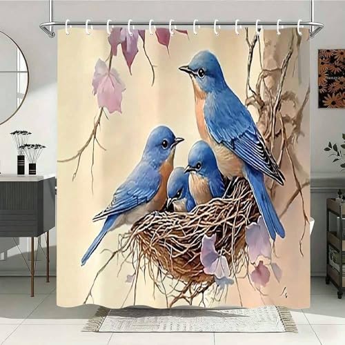 Rideau de douche motif animal abstrait 210x180 cm pour salle de bain - 2