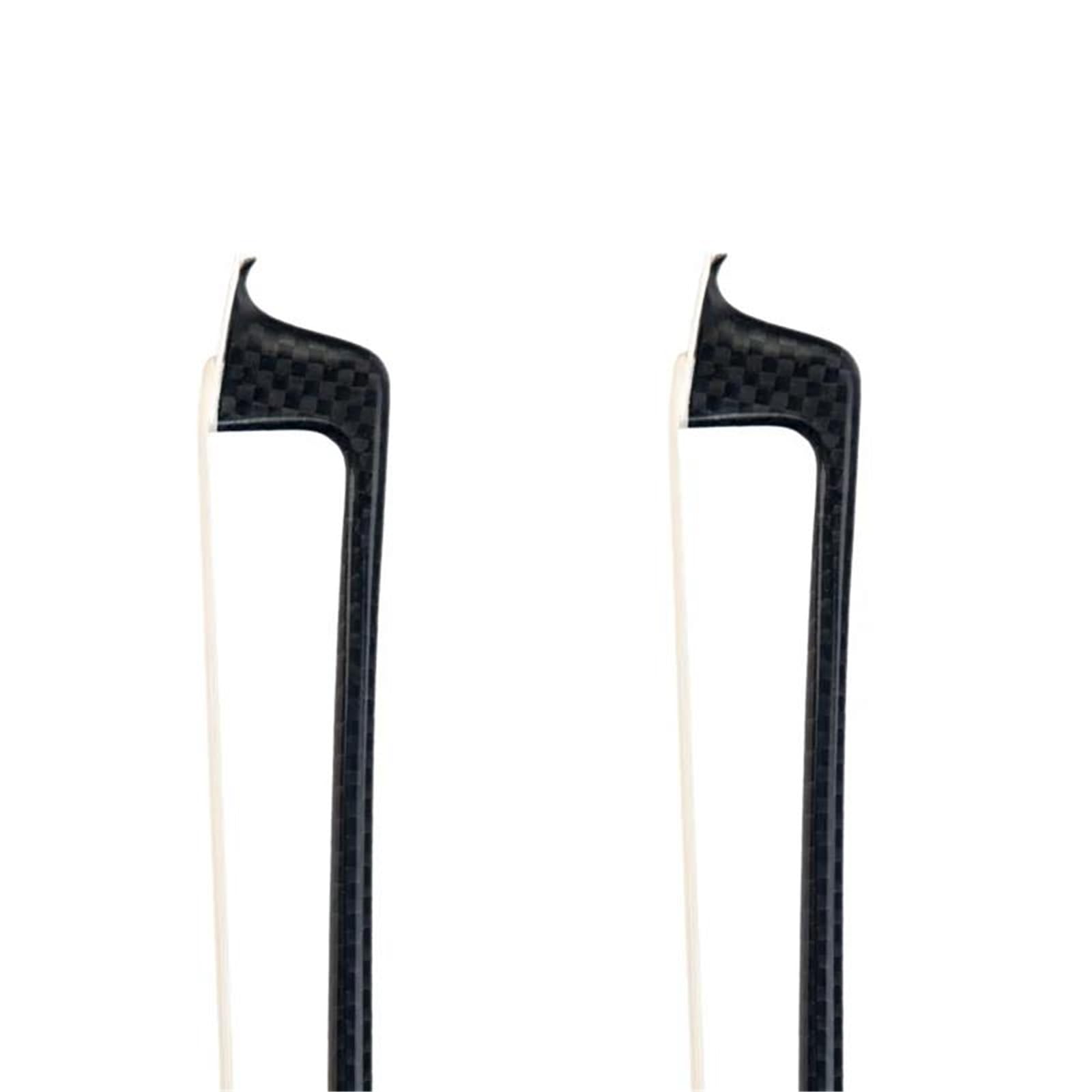 Archet De Violon Pour Pratique 1 Archet De Violon Professionnel 4/4 Grille Noire Légère Queue En Fibre De Carbone Et Bois De Serpent | Archet de violon(2)