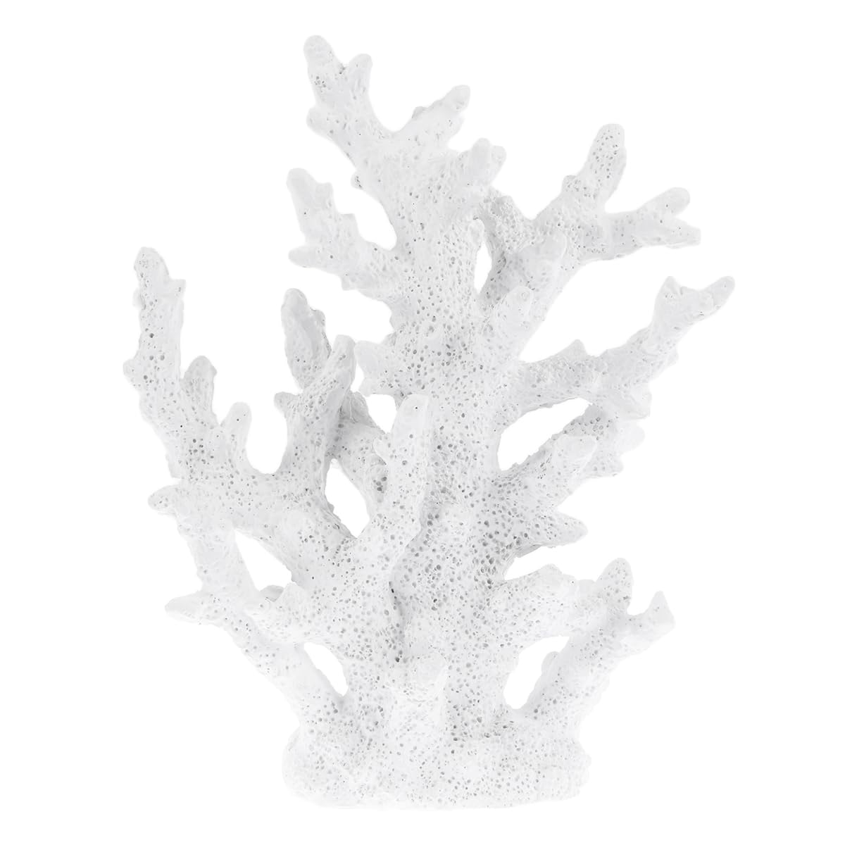 iplusmile Corallo Artificiale per Acquario Decorazione Bianca in Resina 7.7 x 2.4 x 9.4 Pollici