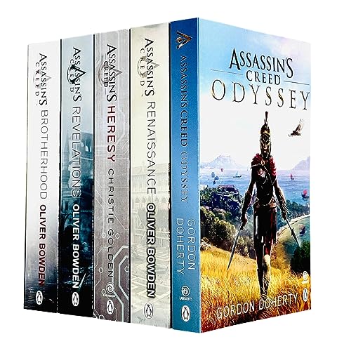 Penguin ltd Assassins Creed Serie 1 Colección 5 Libros ambientados por Oliver Bowden y Christie...