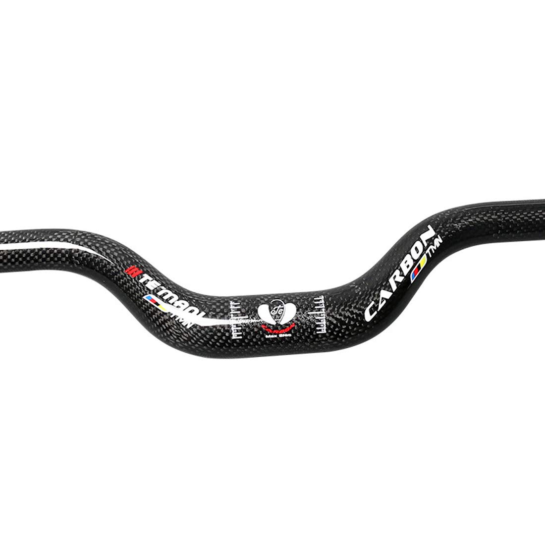 Guidon Vélo En Fibre De Carbone TT - Diamètre 31,8 Mm - Longueurs 285 à 385 Mm - Neuf Avec Potence