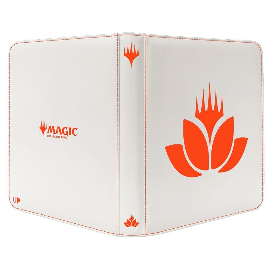 Image of Ultra PRO - Mana 8 12-Pocket Zip PRO-Binder - Lotus for Magic: The Gathering, Holds & Protects 480 Standard Sized Cards, Collector's Edition Durable Trading Secure Side-Loading Pocket Binder