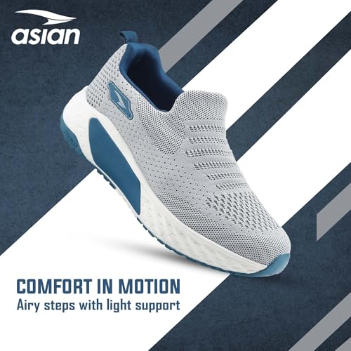 Image of ASIAN Wonderwalk Pro-15 Ultra Lightweight Walking Shoes for Men with Memory Foam | Arch Support Shoes with Breathable Knit Upper | Ideal for Daily Use & Style