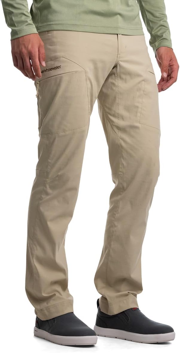 Whitewater Prevail Fishing and Outdoor Pants for Men - Quick-Dry, UPF 50+, Stain & Odor Resistant