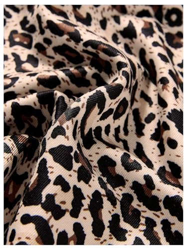 GORGLITTER Girl's Cami Top Y2k Leopard Print Spaghetti Strap Sleeveless Cheetah Camisole Summer Going Out Tops4