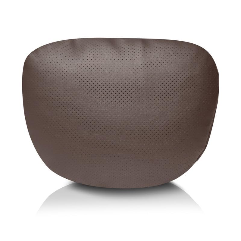 Image of Neodrift 'CloudFlex' (Set of 1) | (Color - Brown) Car Back Seat Neck Rest Cushion Ergonomic Neck Support with Premium Fiber Fill, Pain Relief for Neck and Shoulder