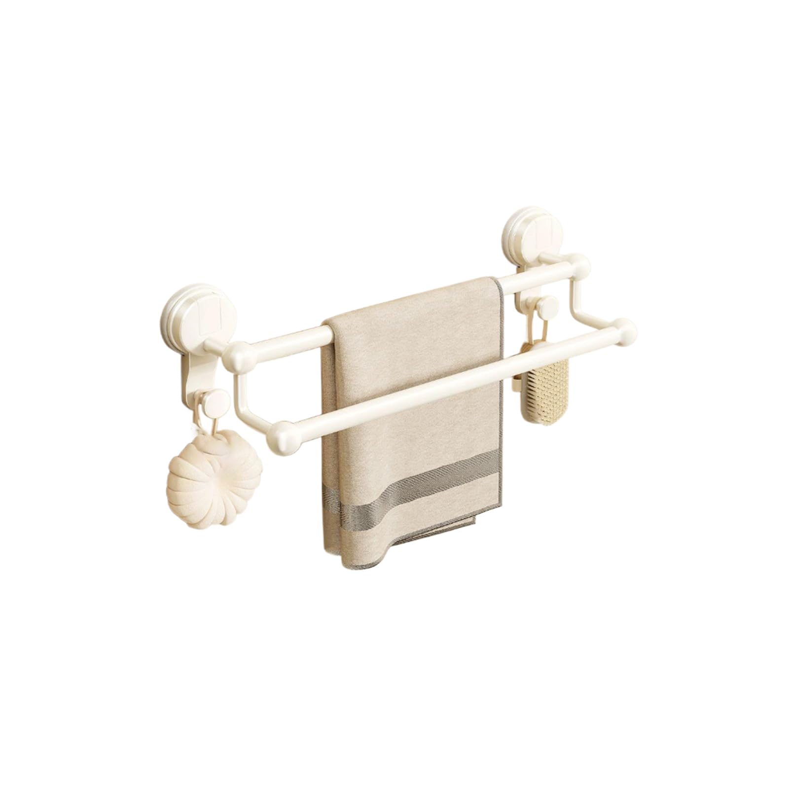Porte-serviettes en acier au carbone et ABS JATIBOSH premium