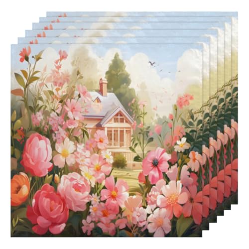 Servilletas de Tela Multicolor Set 6 50.5x50.5 cm miniatura 1