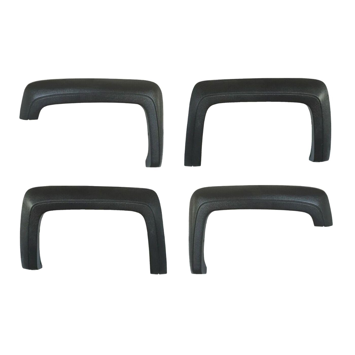 DinDoong Extension Trim Wheel Protector Flare for Silverado 1500 14-18 for Silverado 1500LD 19 for Silverado 2500HD/3500HD 15-19 Textured Front: 2.0