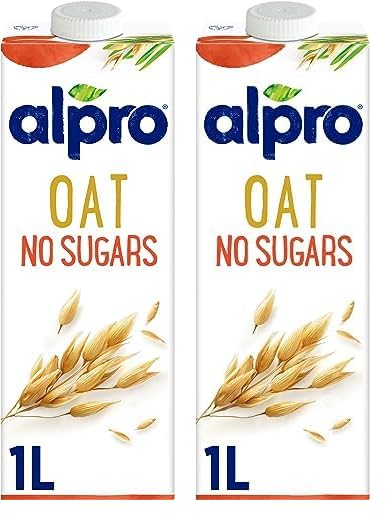 Alpro Şekersiz Yulaf Bitki Bazlı İçecek, 1 L 2li paket