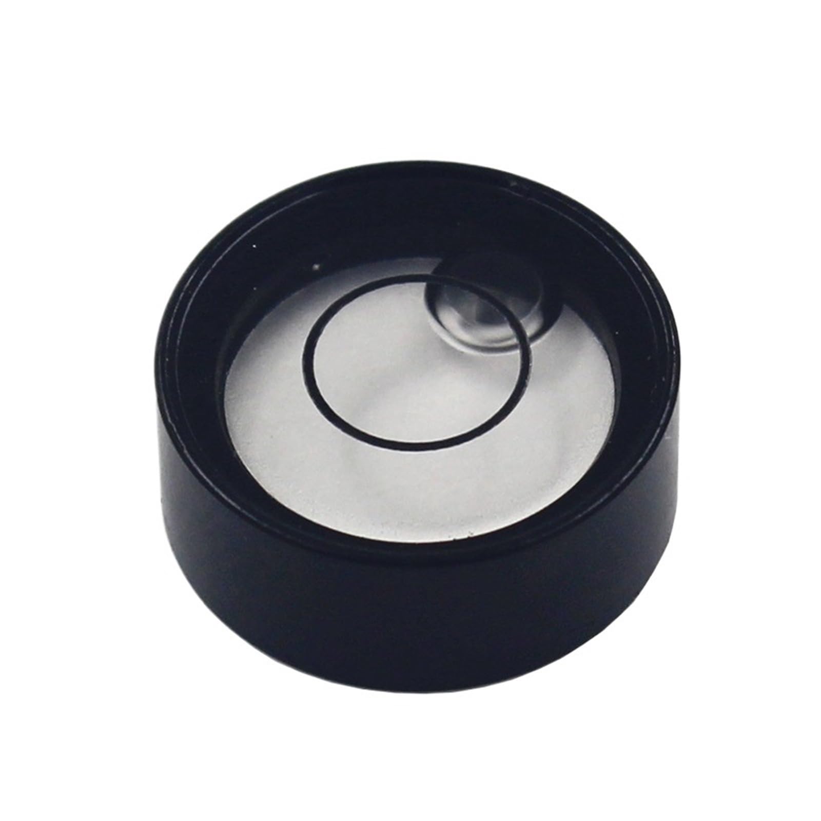 Okrągła metalowa poziomica, średnica 17 mm, 18 mm, płaska poziomica, przyrząd do pomiaru poziomowania, ogniwo 1 szt. (Dia17-BW-1PCS)