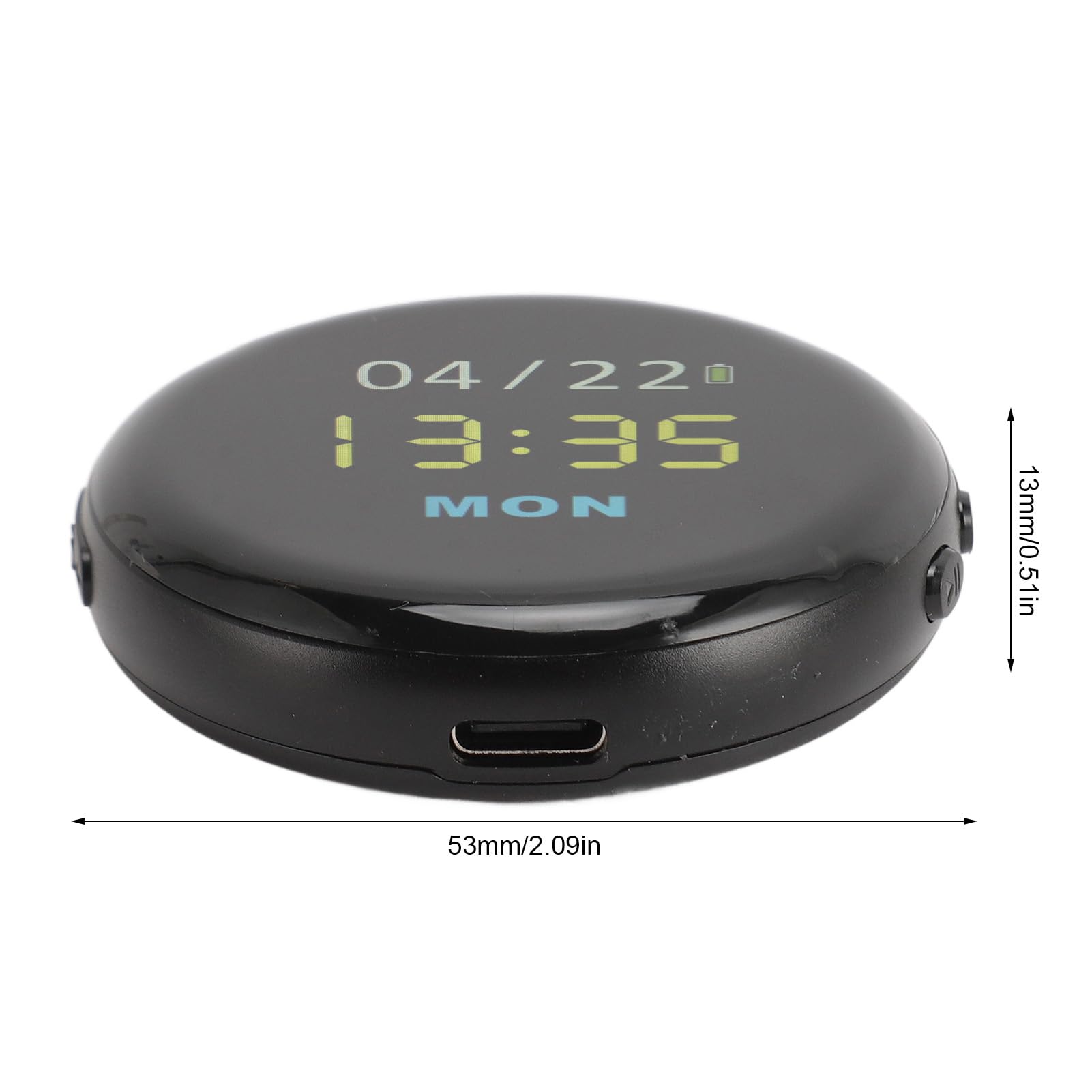 Grabadora de Voz, Reducción de Ruido HD, AI Inteligente, Reproductor MP3, Pantalla IPS HD, Sonido Sin Pérdidas, Activado por Voz, Reloj Despertador Musical, Radio FM, Libro (64GB)