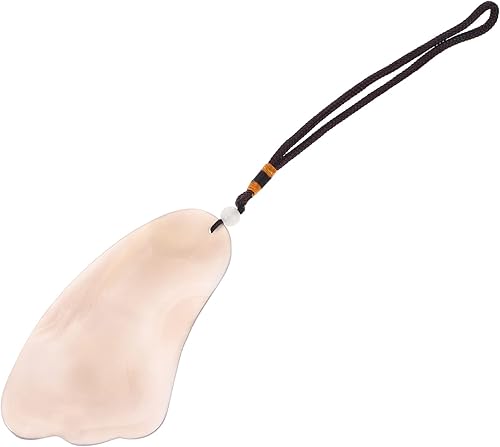 Healvian 1pc Scraping Board Beauty Tools Massage Scraper Face Massager Guasha Massager Scraping Massage Tool Jade Guasha Gua Sha Tool Massage Board