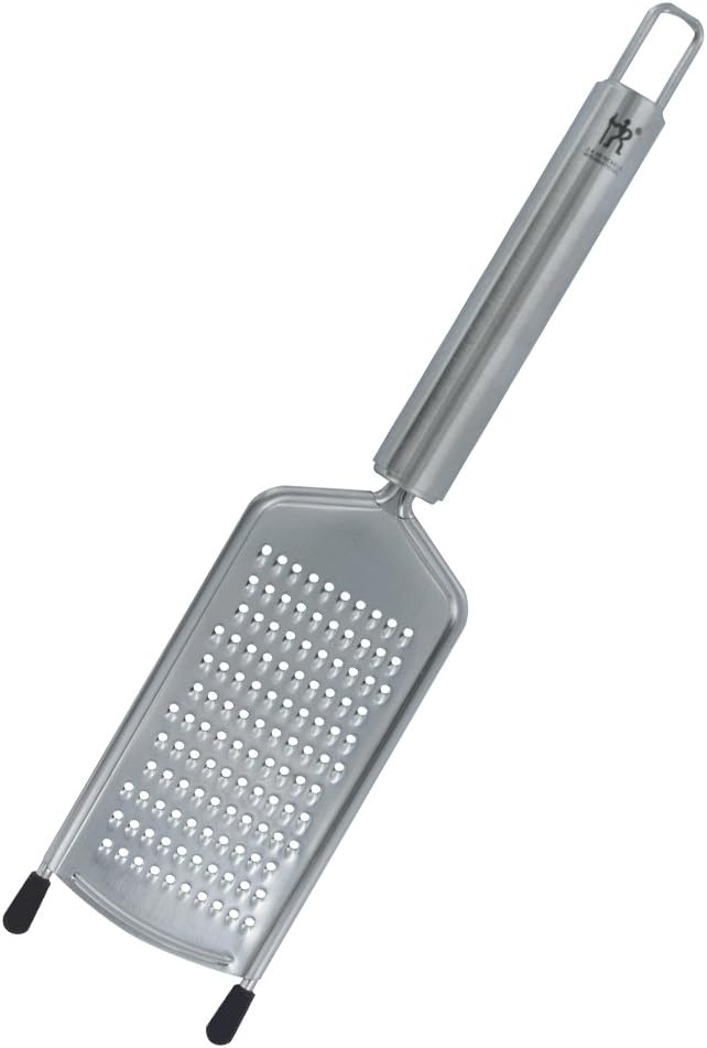 HENCKELS Cooking Tools Cheese Grater, One Size, Stainless Steel HENCKELS Cooking Tools Cheese Grater, One Size, Stainless Steel