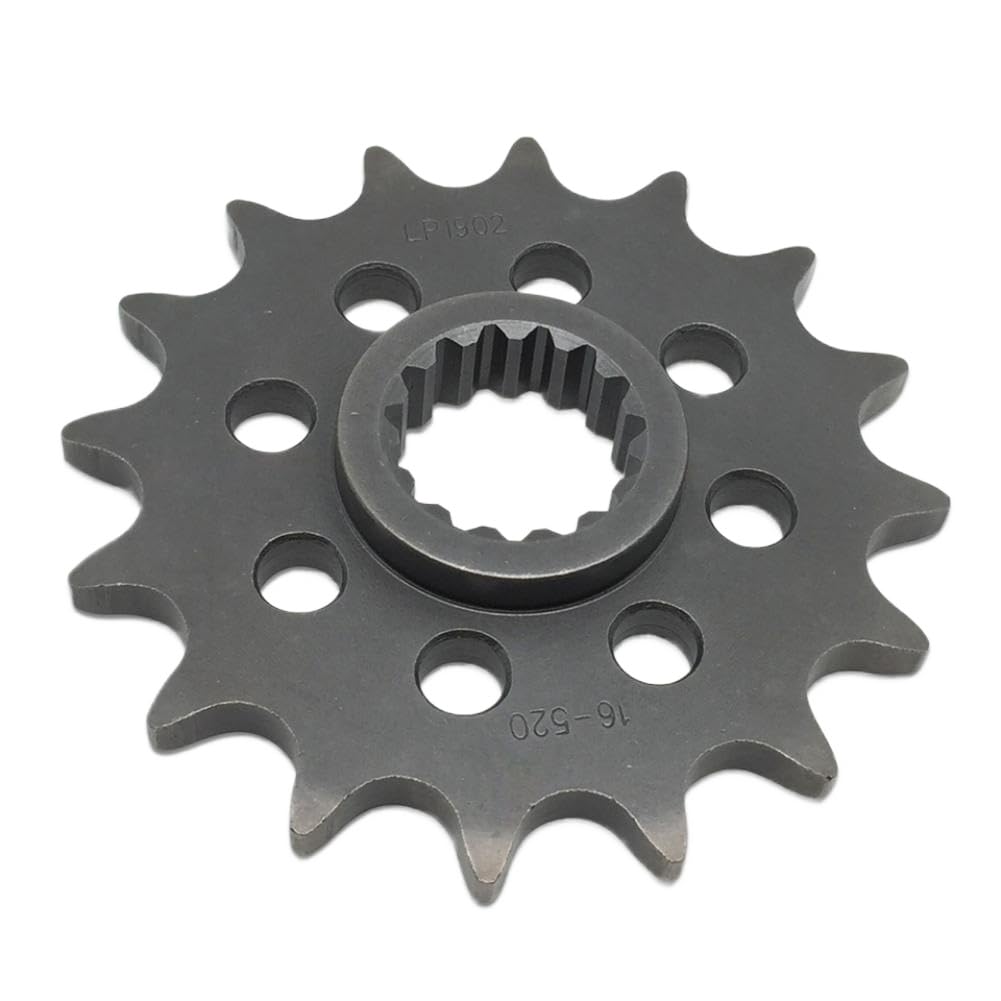 Pignone Anteriore per Moto 14T-17T Compatibile con KTM 400 690(16T) | Adatto per 790 890 Adventure, 701 Supermoto, Vitpilen; Taglie 14T 15T 16T 17T
