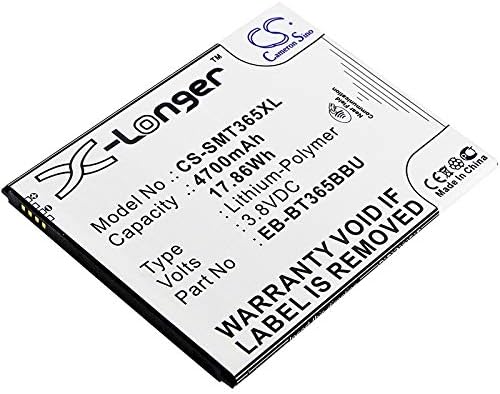Replacement Battery for Samsung Galaxy Tab Active 2 SM-T395 SM-T390 SM-T360 M-T395C SM-T390 Galaxy Tab Active 2 Wi EB-BT365BBC EB-BT365BBE EB-BT365BBU EB-BT365BBUBUS GH43-04317A (4700mAh)