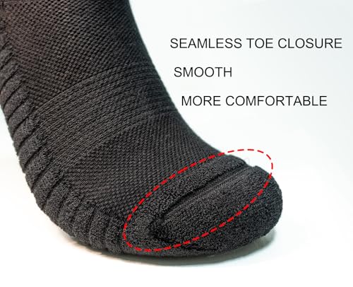Lightweight Cotton Ankle Socks - Low Cut Cushioned Breathable Athletic Sock for Men and Women4