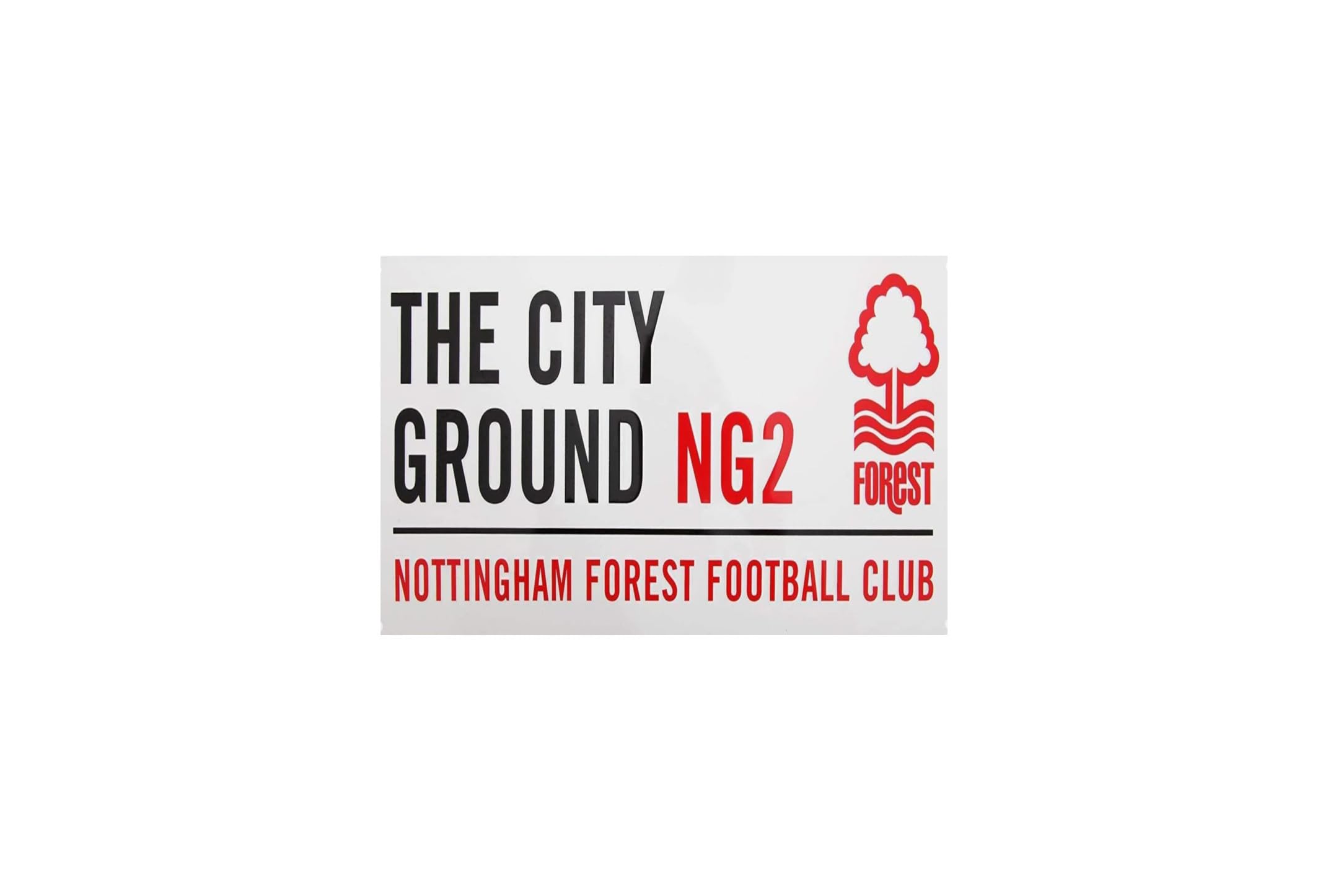 EpochSign Nottingham Forest Fc Football Gift Street Sign Street Sign 8X12 inches