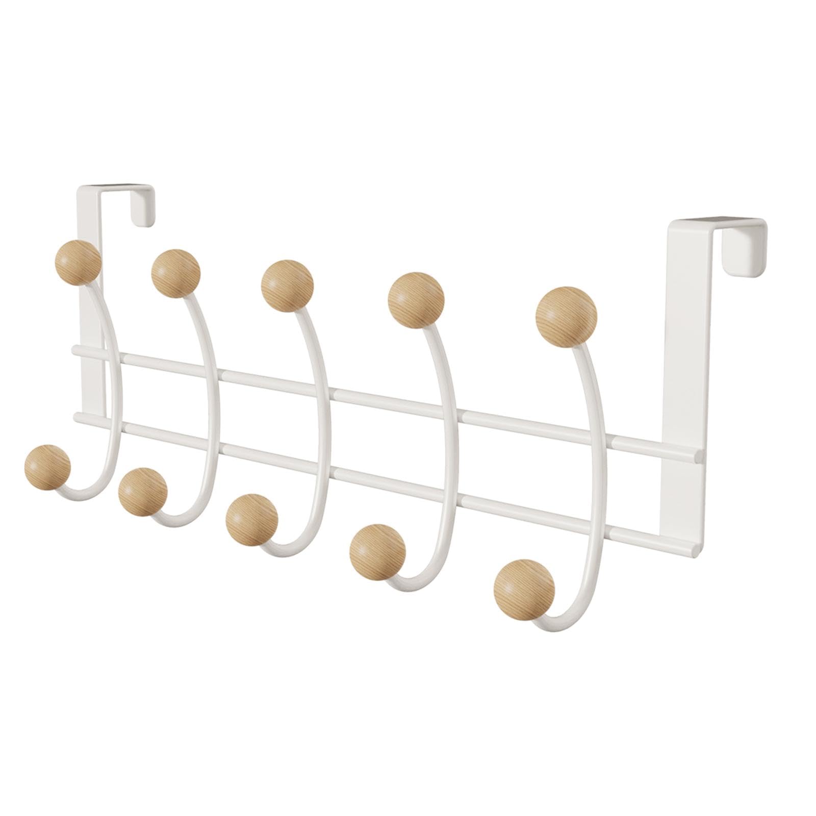 Over The Door Hanger Behind Back of Door Coat Rack for Wardrobe Bedroom Bags B-picture-19