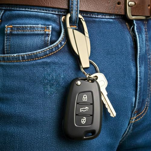 Image of THE MEN THING - Premium Stainless Steel Multicolor Keychain for Men & Boys