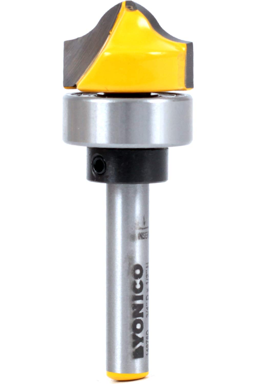 Yonico Grain/Silver 14978Q 3/4-Inch Faux Panel Ogee Groove Template Router Bit 1/4-Inch Shank