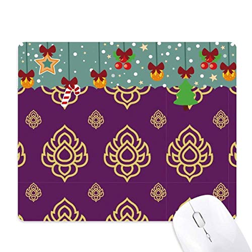 Tapis de souris en caoutchouc Kingdom tapis de bureau illustré violet et or