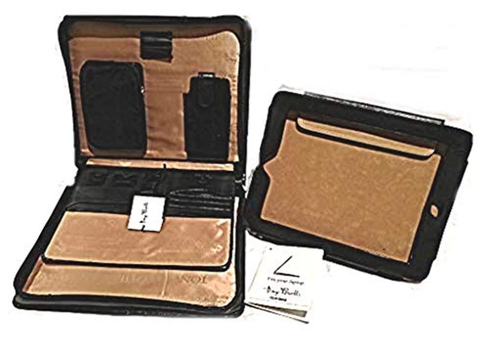 Hochwertige Tablet von Apple Model Air Mappe abnehmbar mit Klappfach für Ihr Tablet 25x20x3,5CM schwarz
