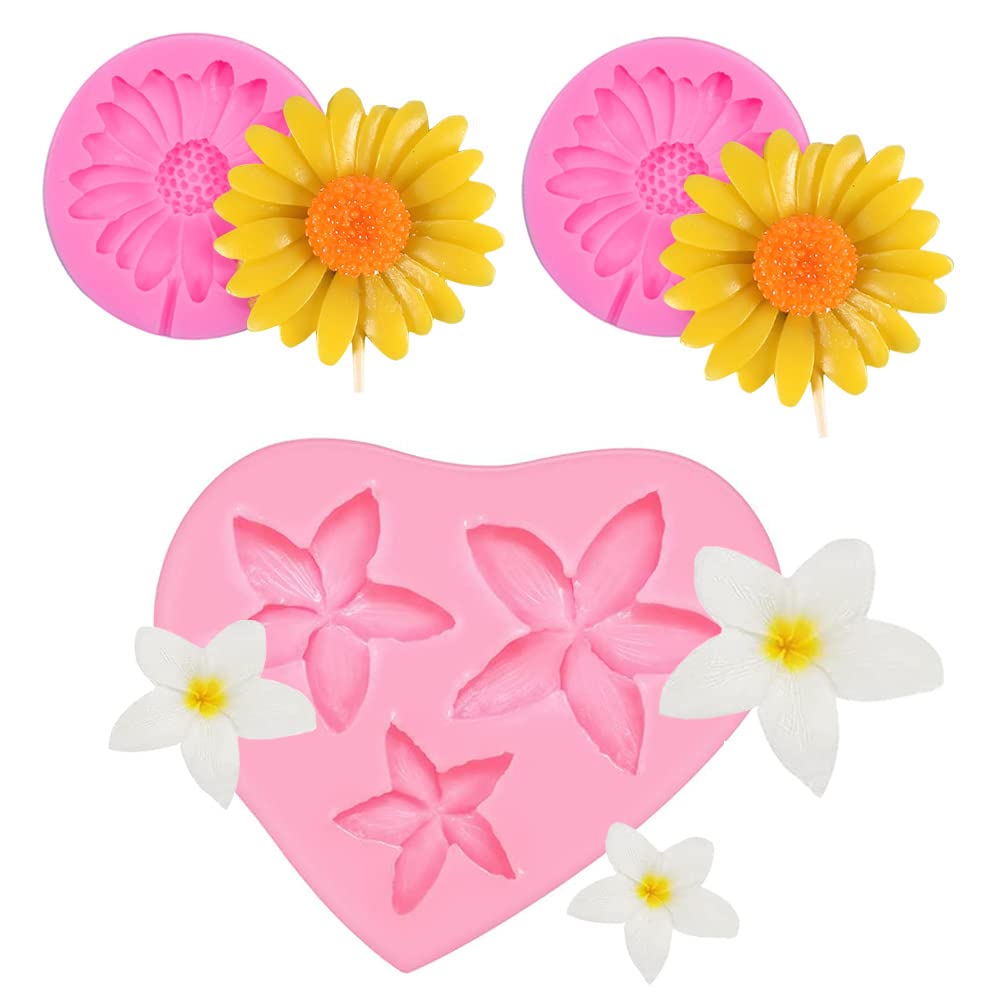 YGCHEN Silikonform Blume Silikonformen Fondant Blumenform Si