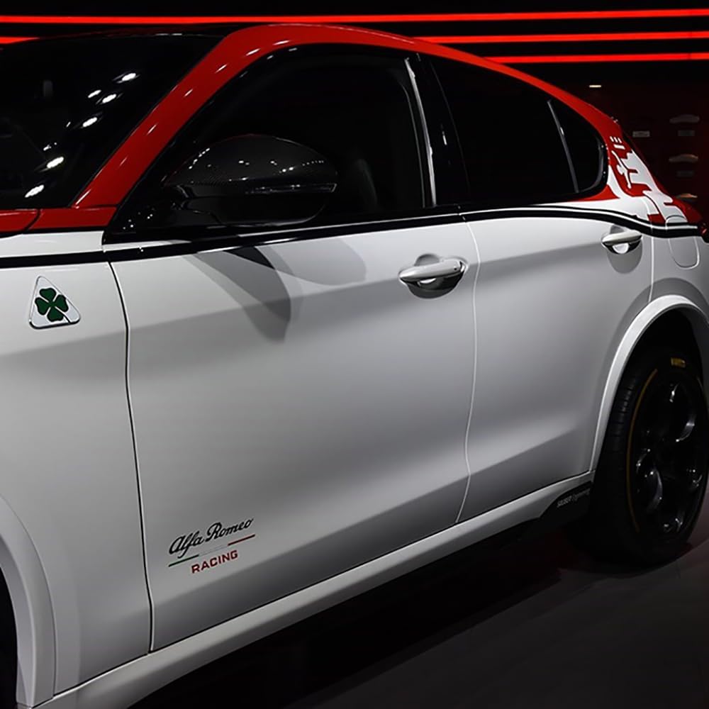 Adesivo per parabrezza, compatibile con Alfa Romeo Giulia Stelvio 159 147 156 166 Mito GT Mito