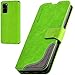 Produktbild elephones Handyhülle für Samsung Galaxy S20 Plus Hülle mit TÜV geprüftem RFID-Schutz aus Premium PU Leder Flip-Case Handy-Tasche Schutz-Hülle Kompatibel mit Samsung Galaxy S20+ | S20+ 5G Grün