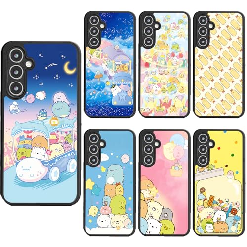 すみっコぐらし スマホケース galaxys25スマホカバー 全機種対応 しろくま ぺんぎん とんかつ ねこ とかげ galaxy携帯カバー s25用 すみっこぐらし おしゃれ すまほけーす 耐衝撃 かわいい 携帯ケース 防水ケース カメラレンズ保護 イヤ