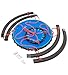 Hearthsong Large Vortex Spinning Ring Swing, 50”, Multiple Kids, Includes Footrest, Ages 6 and Up