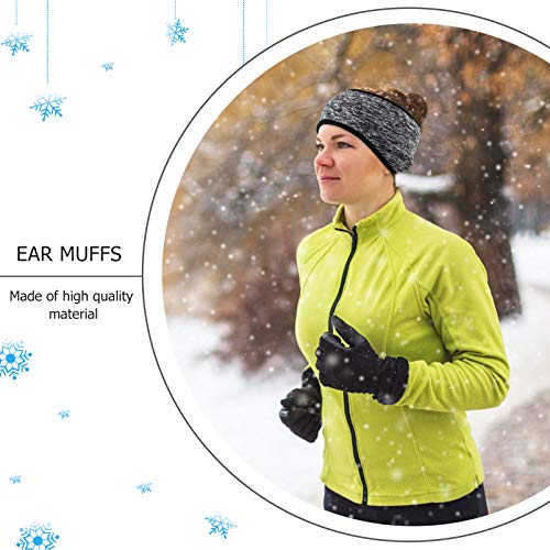 3pcs Warm Ear Protection Headband Full Cover Ear Muffs Sports Headband Soft and Fluffy for Running Hiking Snowboarding3