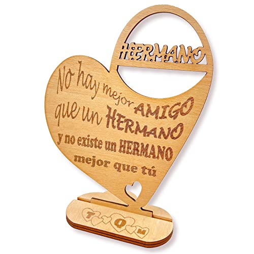 Regalo Hermano Cumpleaños Tarjeta Regalo Hermano Tarjeta Felicitacion Hermano Tarjeta Regalo Amigo Tarjeta Felicitacion Amigo Regalo Mejor Amigo Regalo Original Hombre (Hermano)