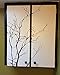 Stickerbrand Nature Vinyl Wall Art Bare Tree Branch Wall Decal Sticker - Black, 96