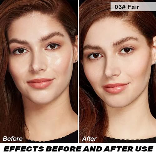Image of FeiCuiYun Baked Balance Illuminating Foundation, Oil Control Matte Perfection Face Powder - Fair | Buildable Sheer to Light Coverage | Flawless Satin Finish