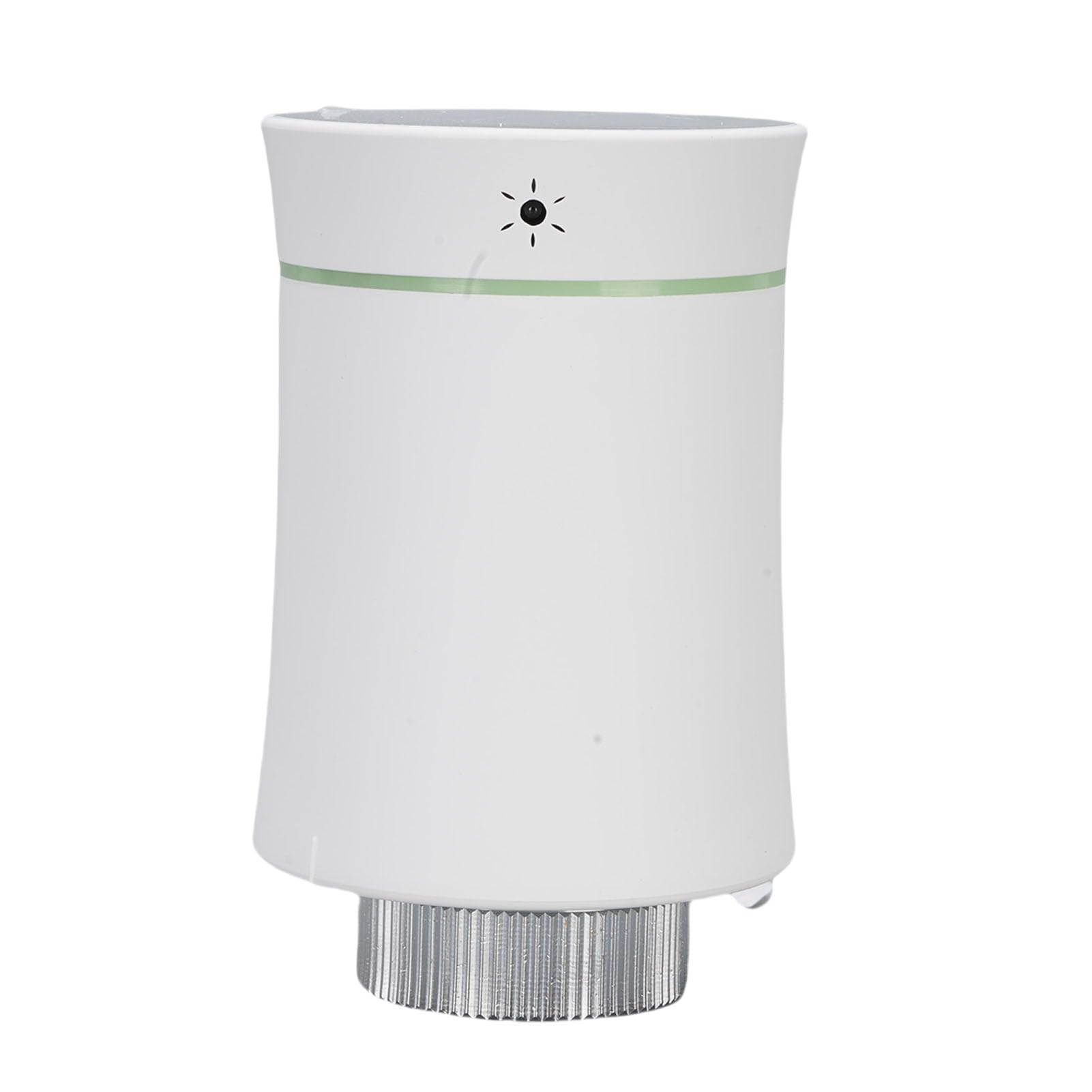 Eujgoov Válvula Termostática Inteligente para Radiador, Programable con Pantalla LCD para una Calefacción Eficiente de la Habitación con Aplicación y Control por Voz (White)