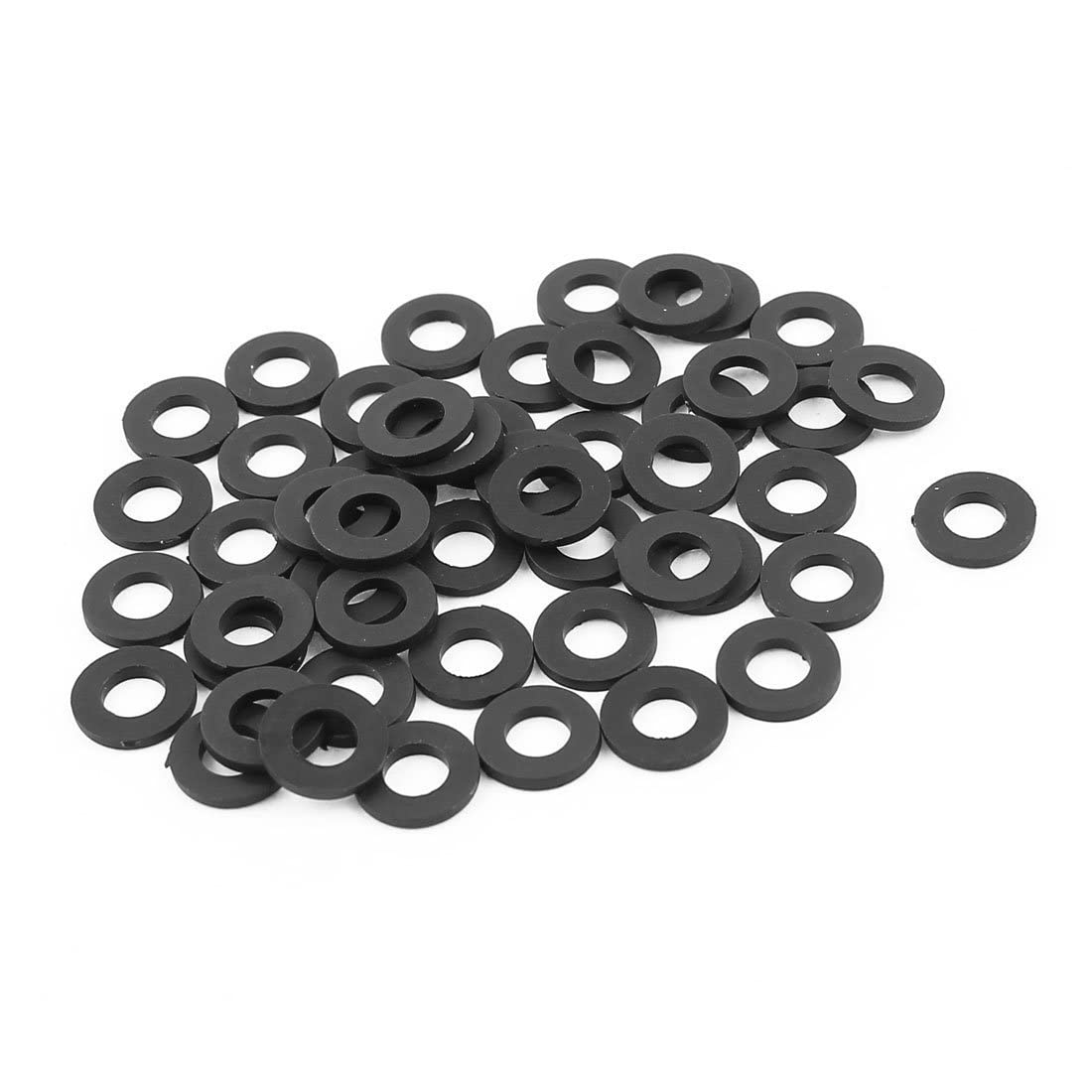 KTM Healthcare® 50pcs Spacer Flat Nylon Standoff Washer Insulate M4 x 8 x 1mm-image-24