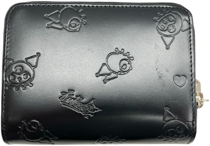 ナダヤ サンリオキャラクターズ クロミ ラウンド二つ折り財布 本革