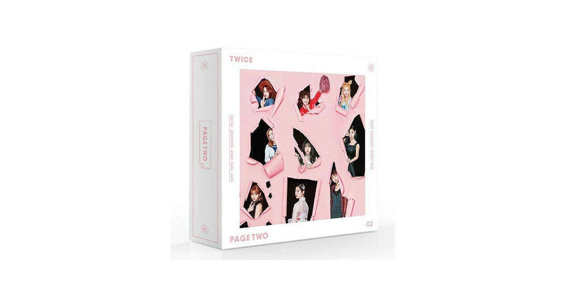 TWICE - TWICE PAGE TWO 2nd Mini Album PINK VER CD+Photo Book