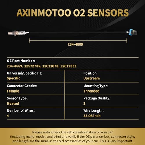 Sensor de Oxígeno O2 2PCS para Chevy y Cadillac miniatura 2