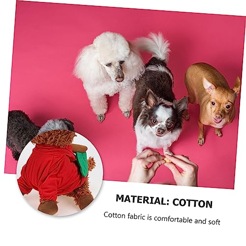 Disfraz Halloween para Perros Yardwe Talla L Rojo miniatura 6