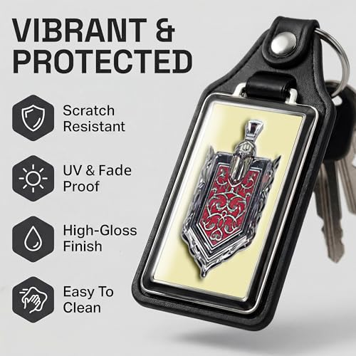 Image of Brotherhood Car Key Chain for Monte Carlo - Classic Models Keychain for Men and Women Gift Key Ring