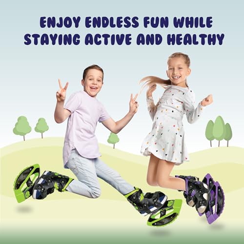 New Bounce Jumping Shoes - Kangaroo Jumping Shoes for Kids - Exercise Moon Shoes - Bouncy Shoes for Ages 8-12 - Size 1-6 (32-38 EU) - Image 6
