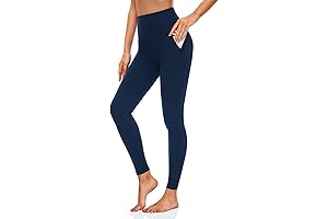 Navy Blue Leggings Women Tummy Control: MOREFEEL High Waisted Workout Yoga Pants