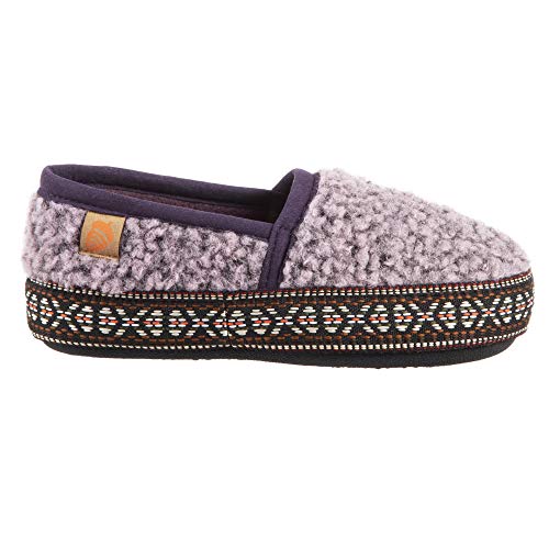 Acorn Unisex-Kid's L'il Woven Trim Moc Slipper2